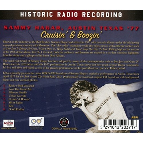  Sammy Hagar  -  austin, texas '77 - cruisin' & boozin' 
