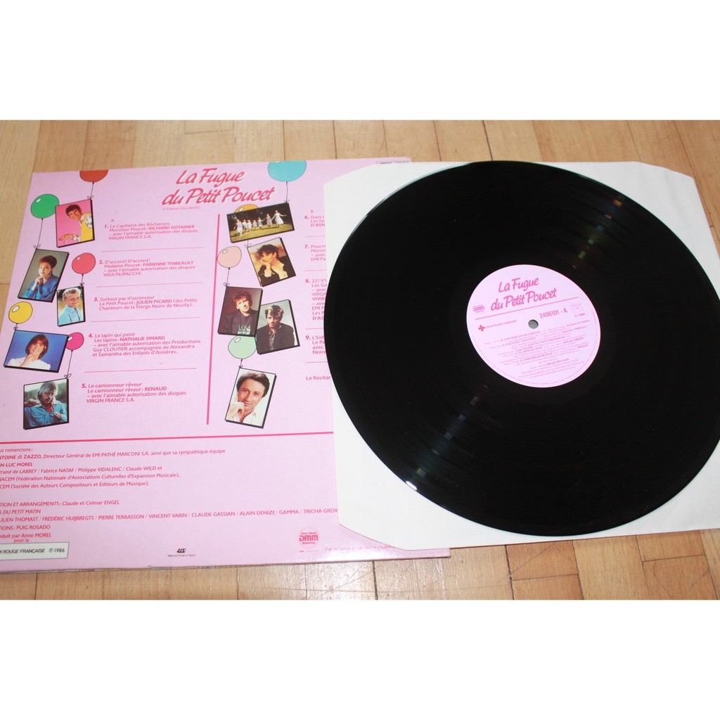 La fugue du petit poucet de Michel Tournier / Claude Engel, 33T