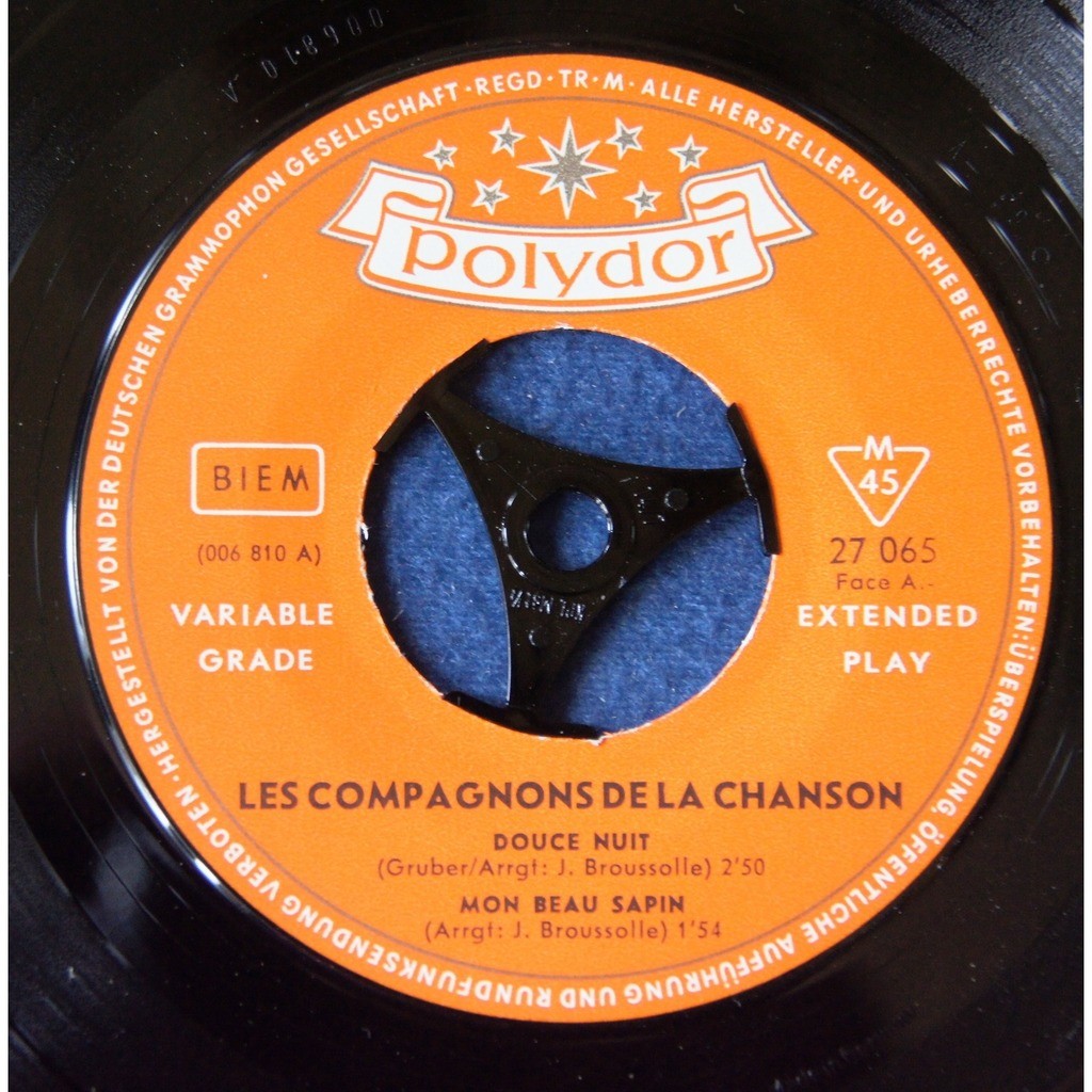 Chantent noël de Les Compagnons De La Chanson, EP chez 4059jacques