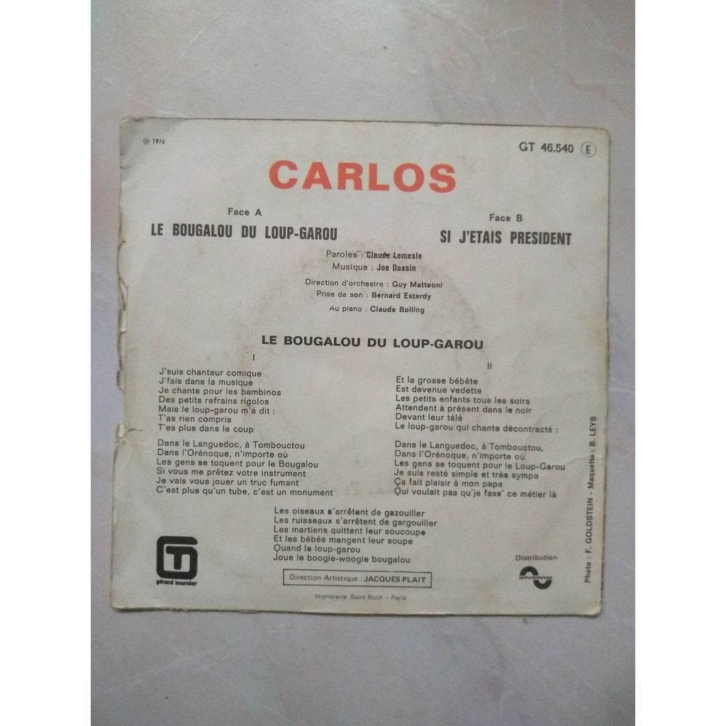 Le bougalou du loup garou de Carlos, SP chez brando51 Ref118111807