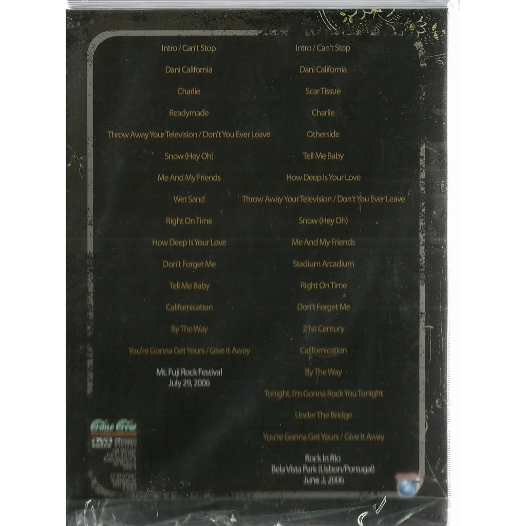  red hot chili peppers  -  mt.fuji bela vista 