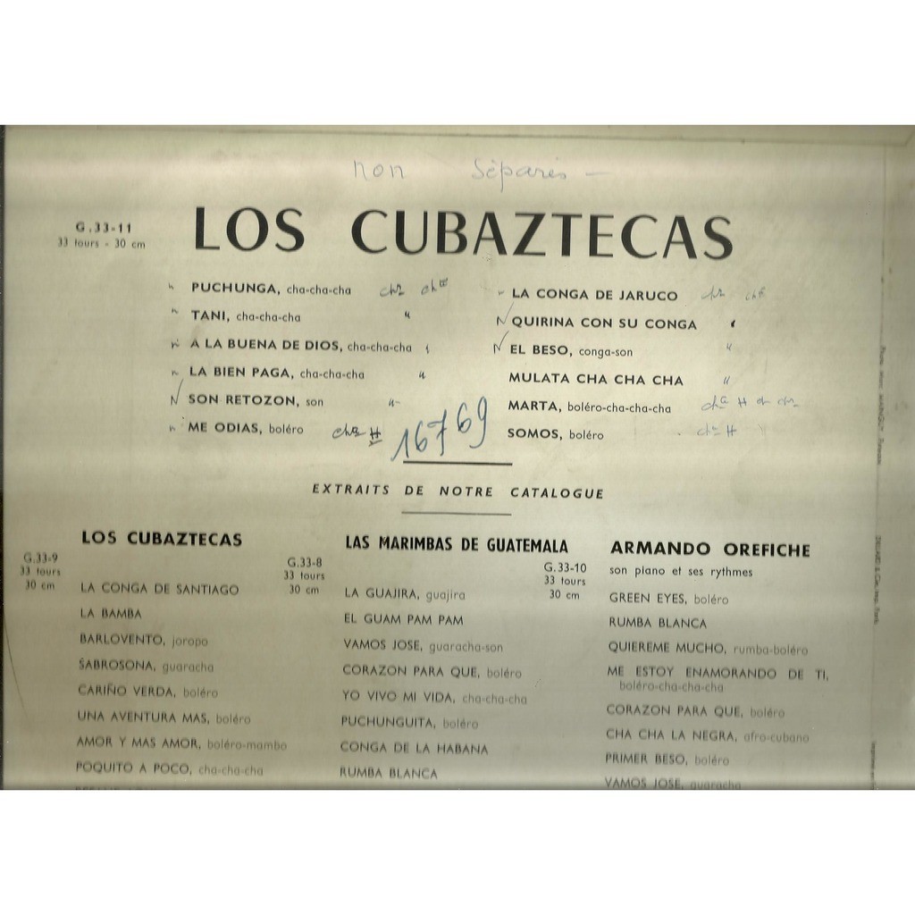  los cubaztecas  -  du rythme du rythme 