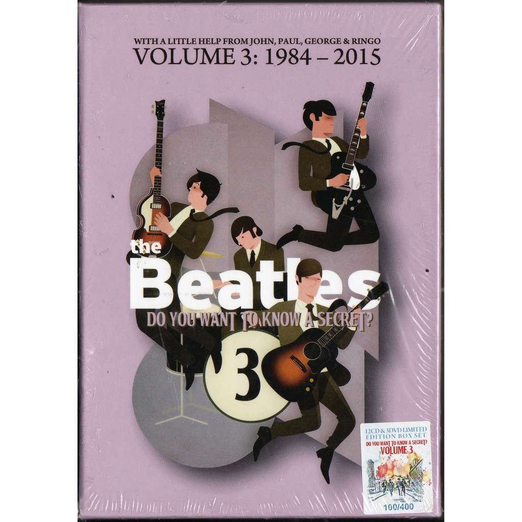 Beatles Do You Want To know A Secret? Vol.3 (1984-2015) (Ltd 400 copies 12CD+3DVD box+booklet!)