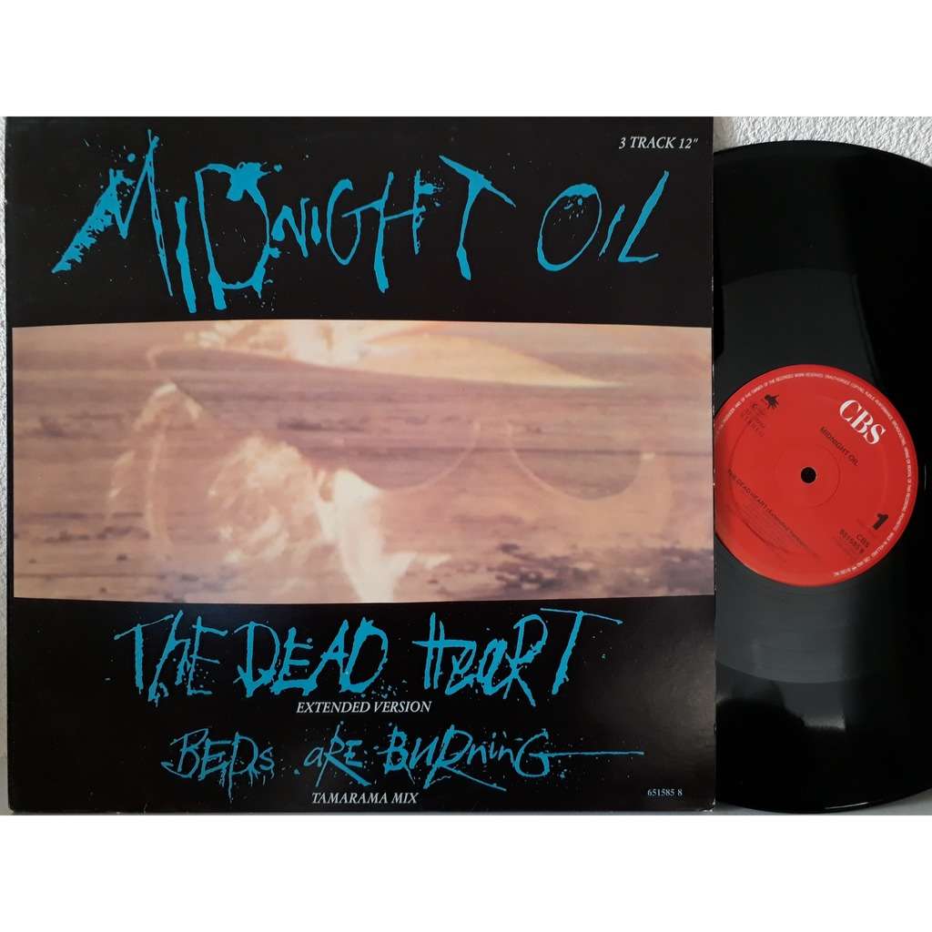 The dead heart / beds are burning de Midnight Oil, Maxi 45T chez fiphi Ref119534315