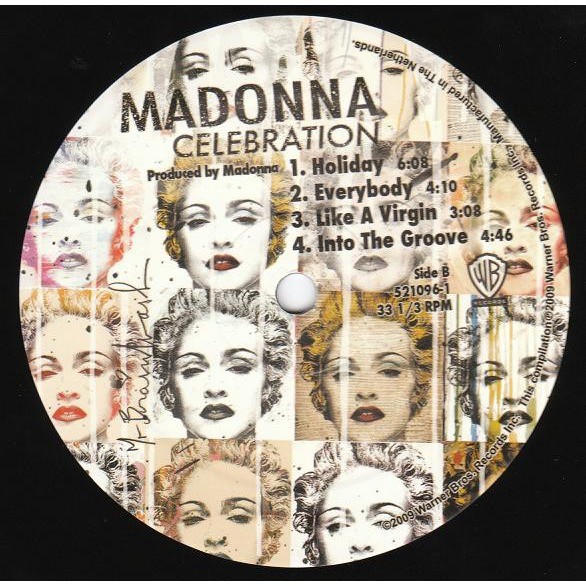 Madonna Celebration Vinyl Record 4LP (RARE)