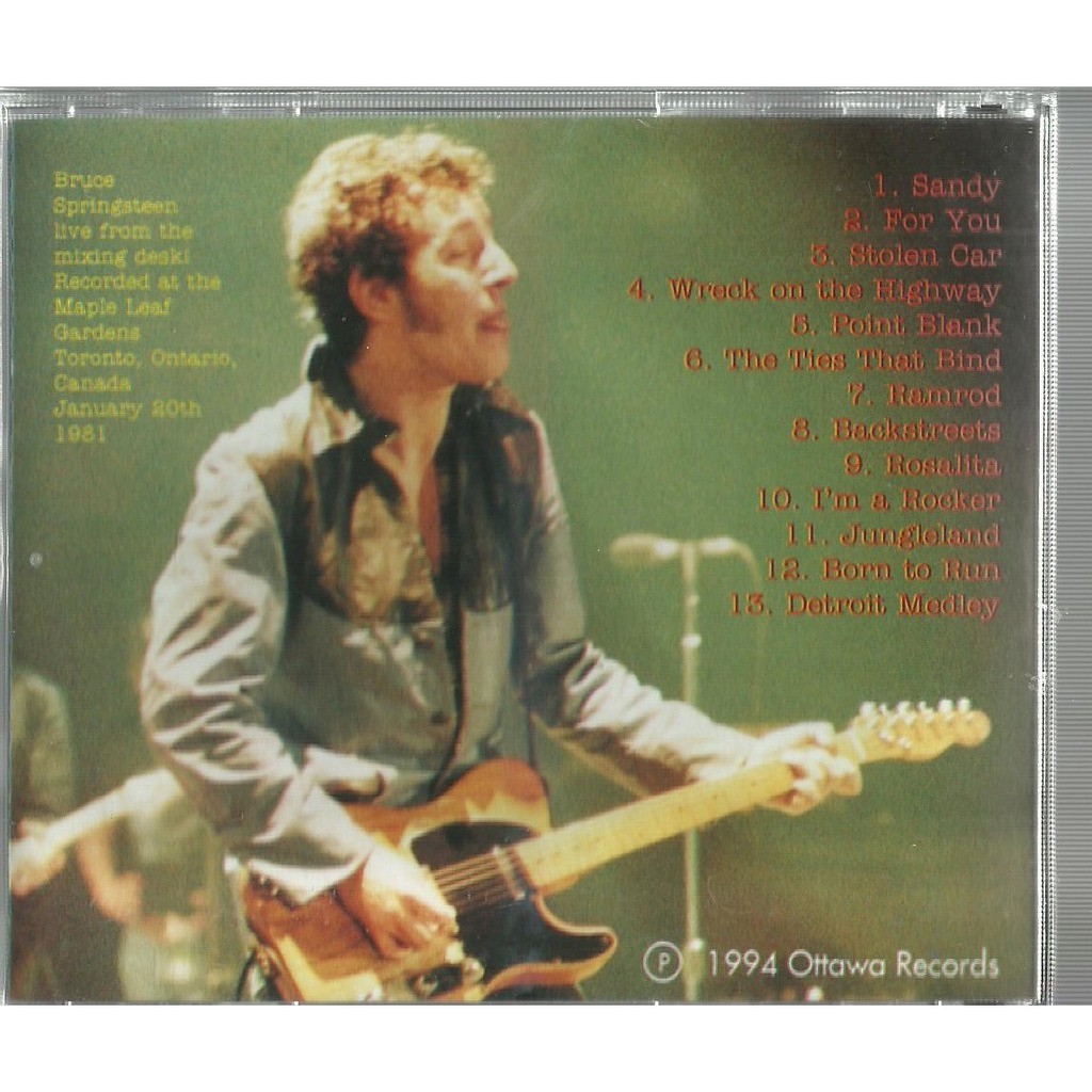  bruce springsteen  -  i'm a rocker 