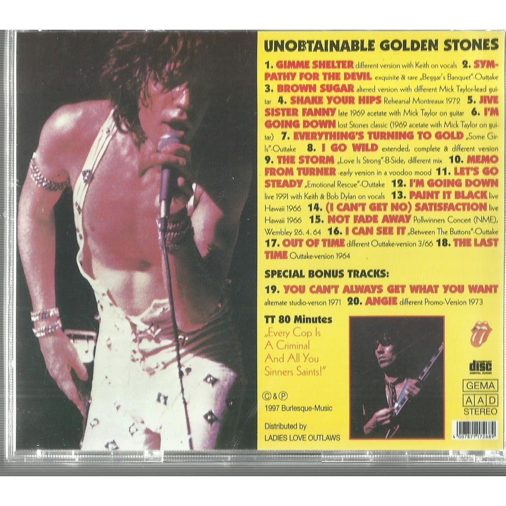  the rolling stones  -  the creme of the hot stuff 