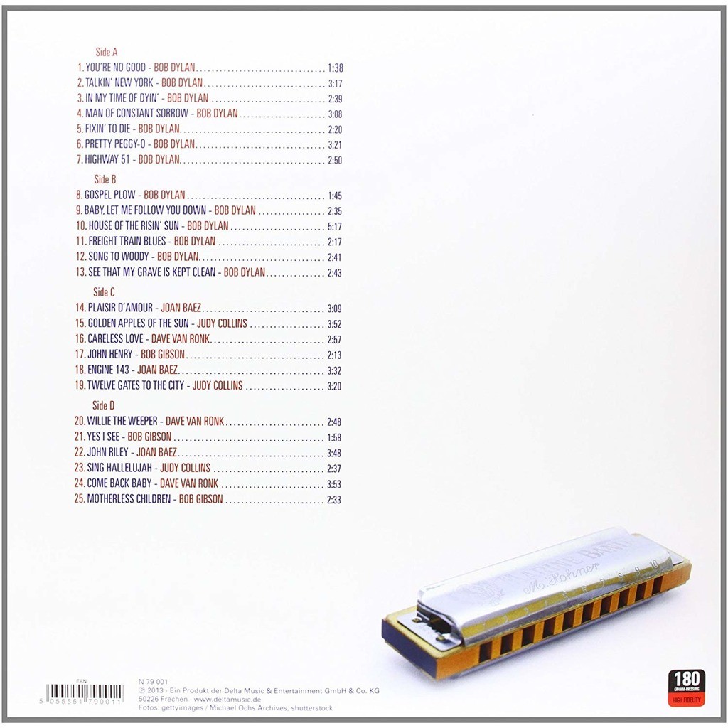  Bob Dylan  -  bob dylan and the new folk movement (2xlp) ltd edit gatefold sleeve -ger 