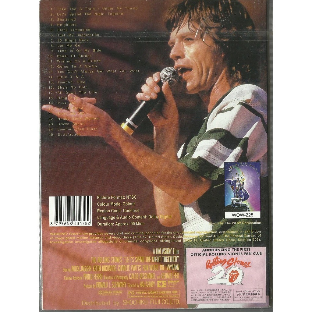  the rolling stones  -  let's spend the night together 