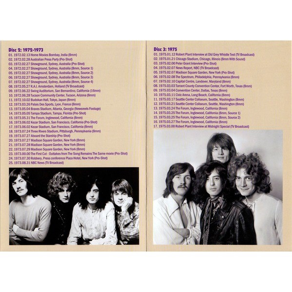 History lesson by Led Zeppelin, DVD x 7 with blackblue76 Ref119565189