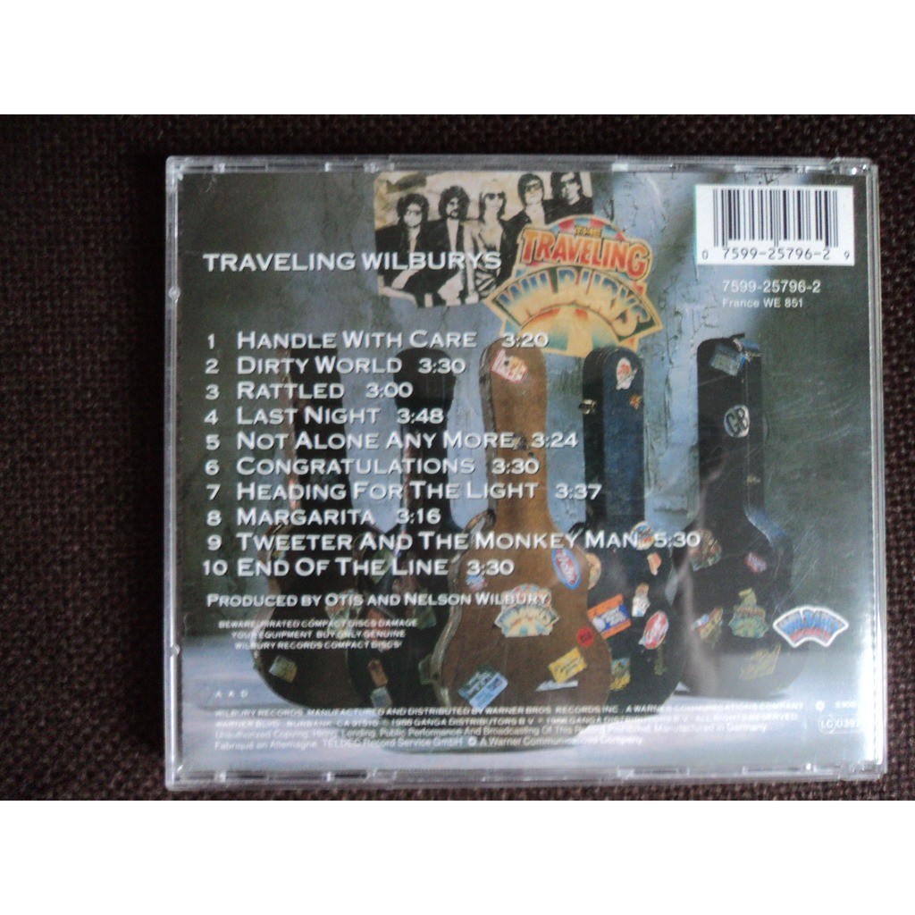 traveling wilburys traveling wilburys vol 1