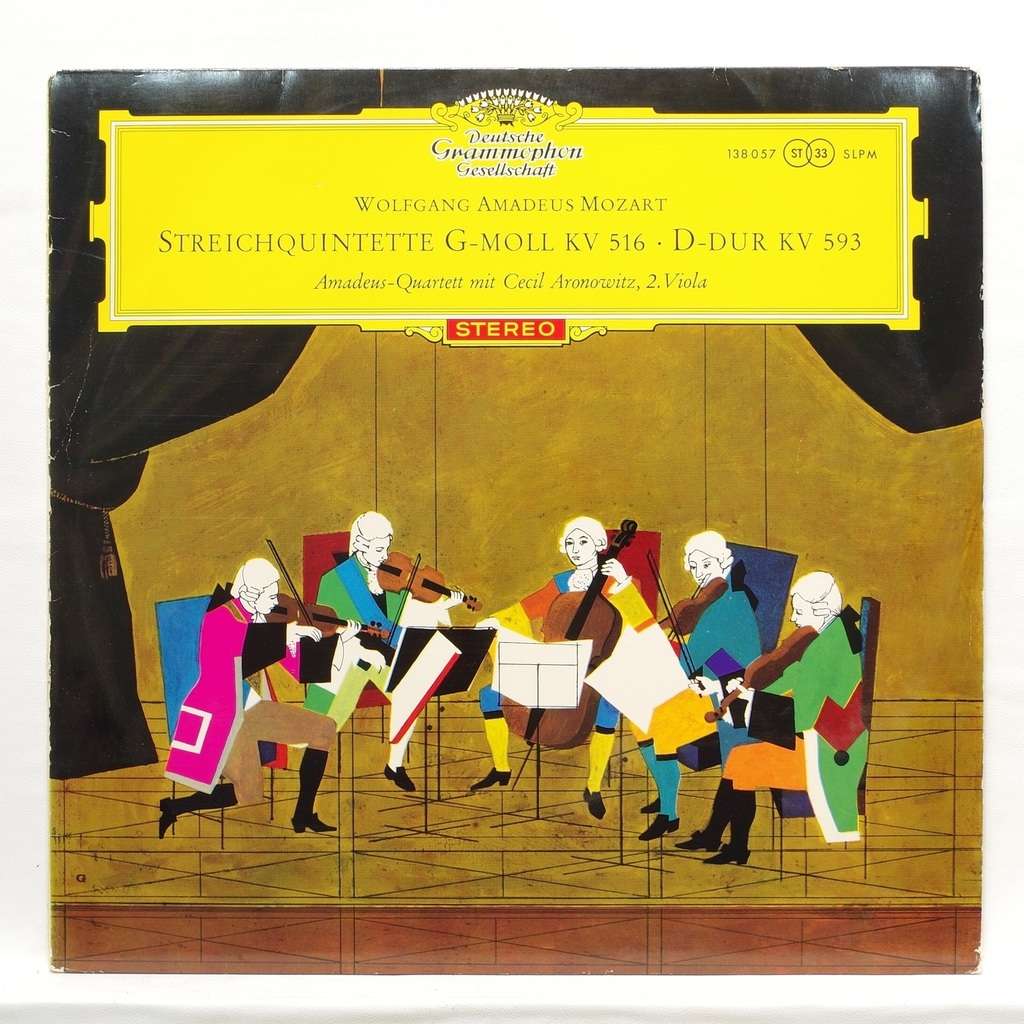 Mozart string quintets Amadeus Quartet ( LP ) 売り手