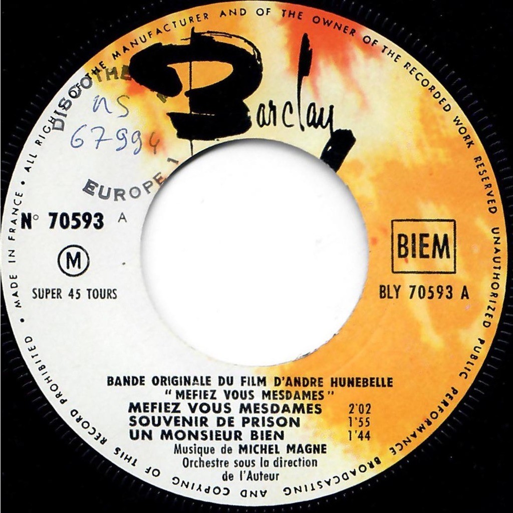  Michel Magne  -  méfiez vous mesdames 