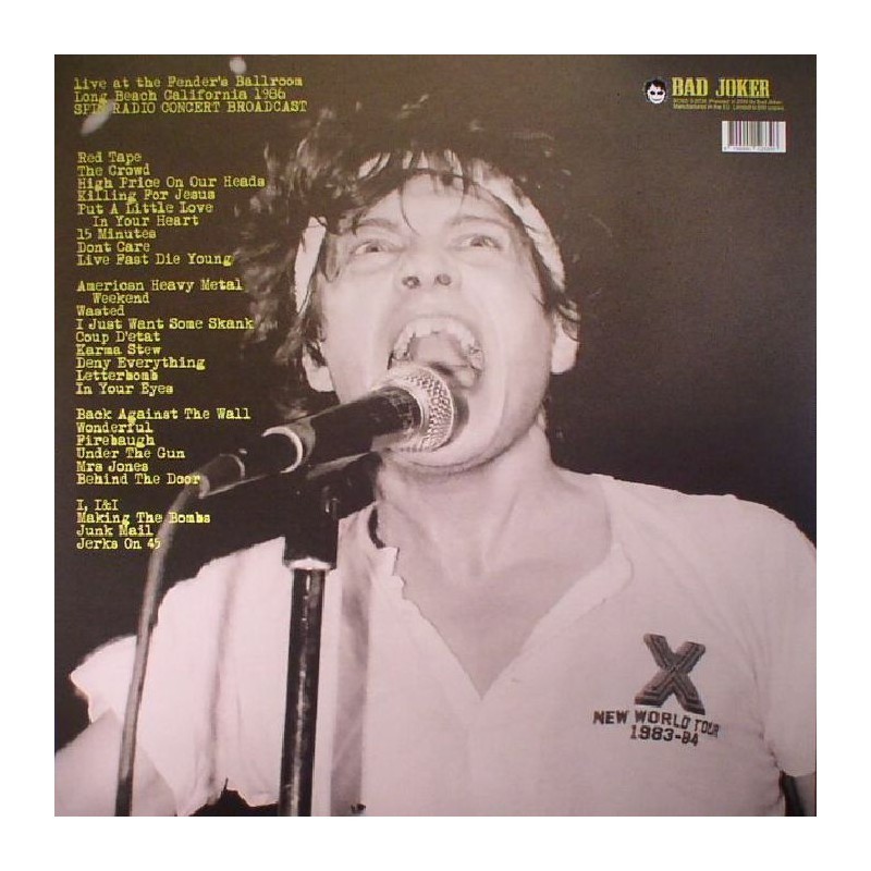  Circle Jerks  -  live in long beach radio broadcast 