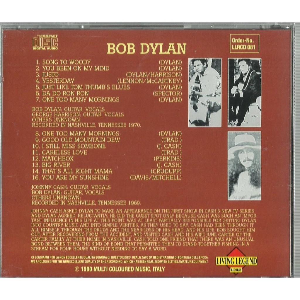  bob dylan george harrison johnny cash  -  meeets george harrison and johnny cash 