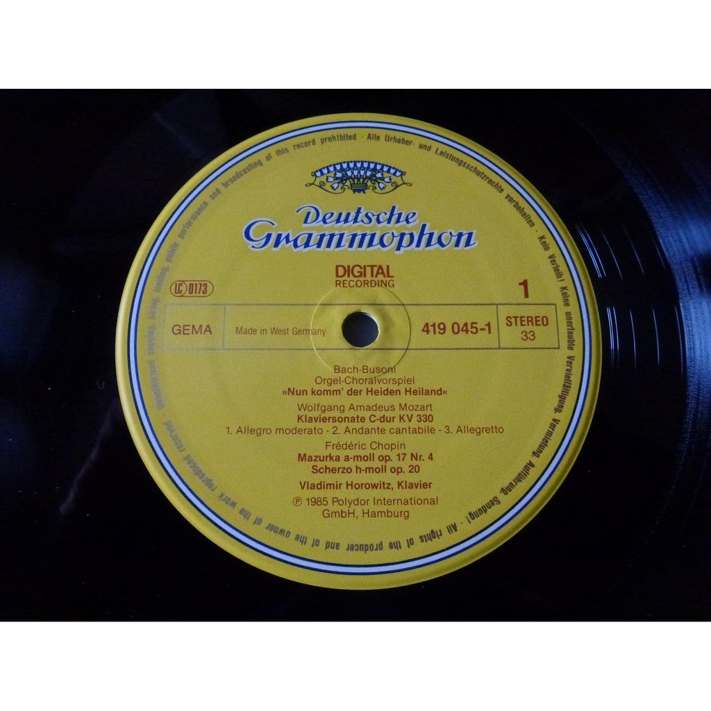 Bach chorale prelude / mozart piano sonata / chopin mazurka