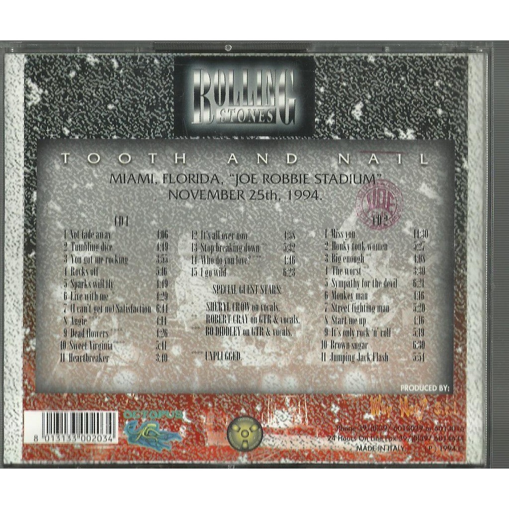  the rolling stones sheryl crow robert cray  -  tooth and nail 