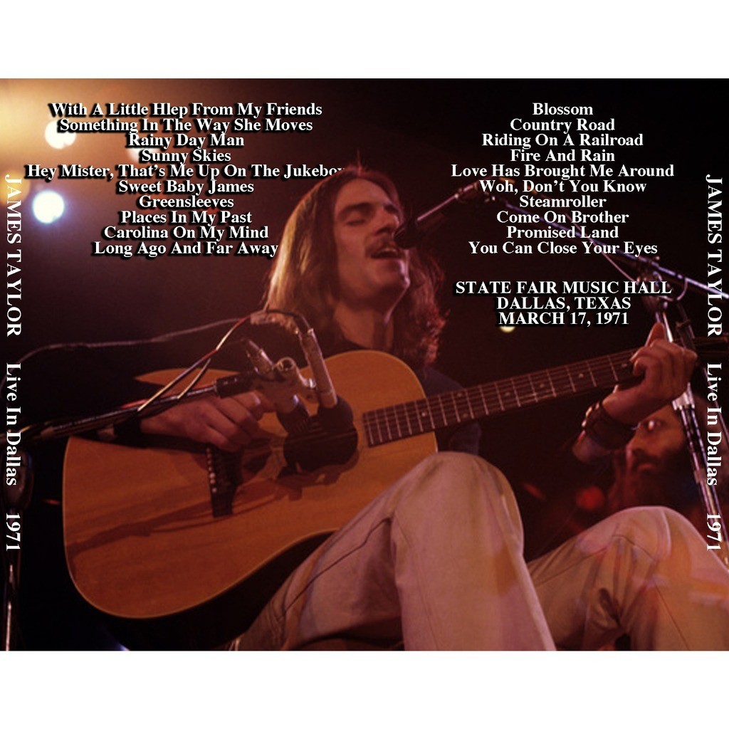 Dallas 1971 by James Taylor, CD with galaxysounds Ref1536953989