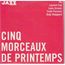 DIVERS ARTISTES - VARIOUS ARTIST - cinq morceaux de printemps - CD single