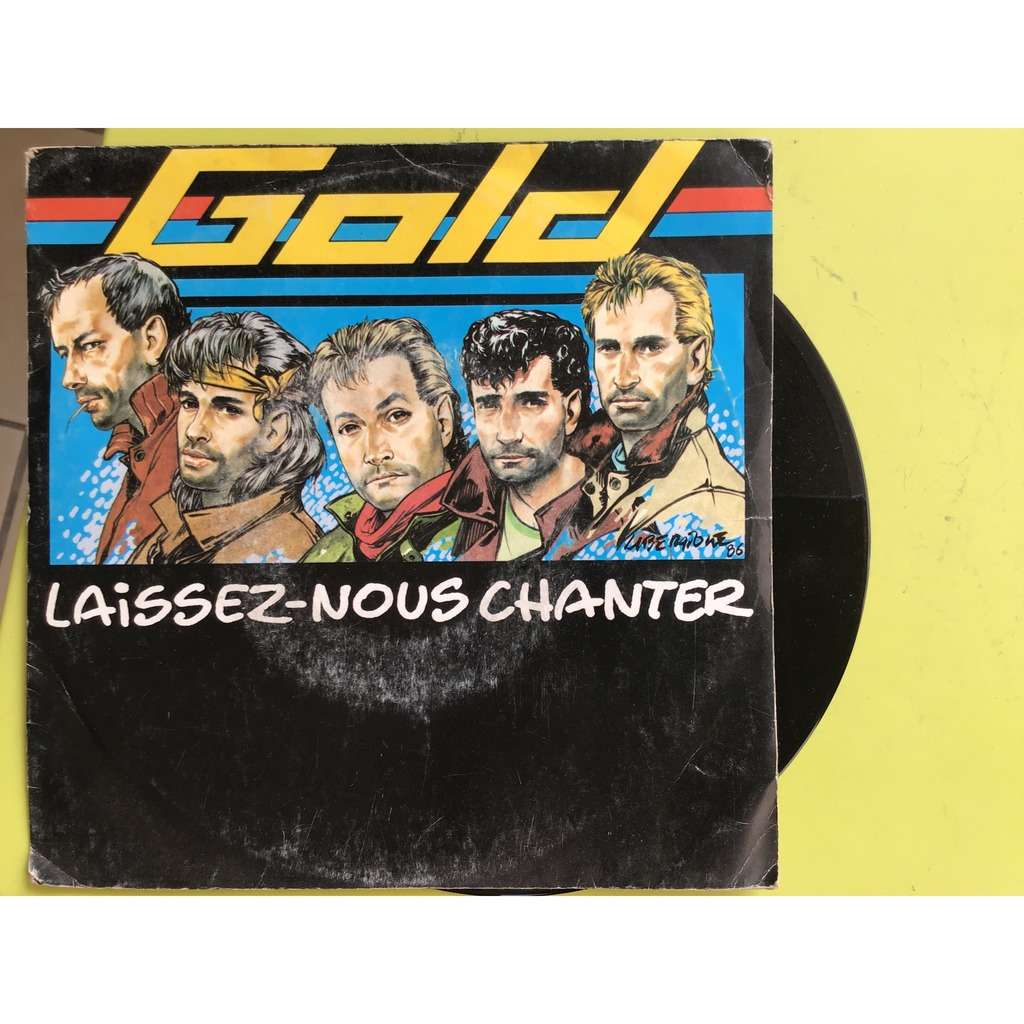 Laissez nous chanter de Gold, SP chez roro2552 Ref119607782