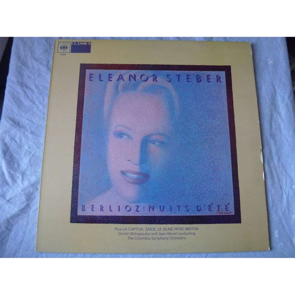 Berlioz nuits d'été la captive zaïde le jeune pâtre breton