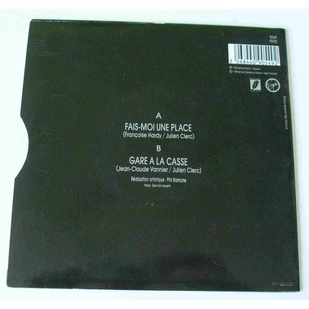 Faismoi une place de Julien Clerc,