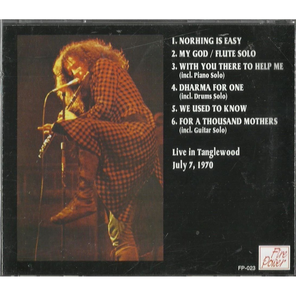  jethro tull  -  tanglewood 1970 