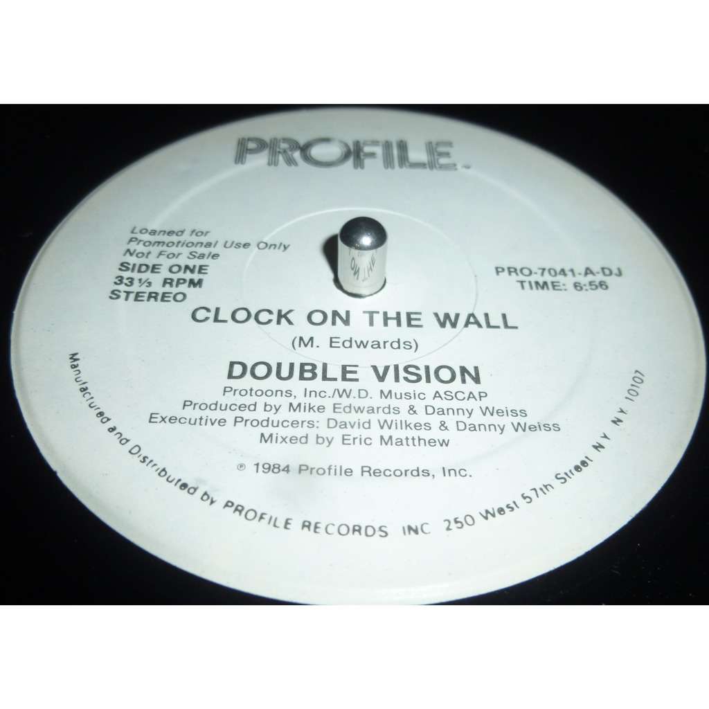 Clock on the wall de Double Vision, Maxi 33T chez lookingrecords Ref119652778