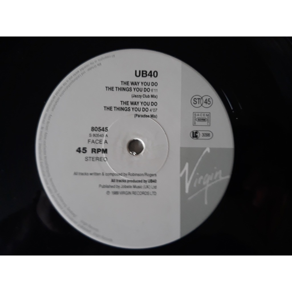 UB40 - The Way You Do The Things You Do (12, Maxi UB40 - The Way You Do The Things You Do (12, Maxi)