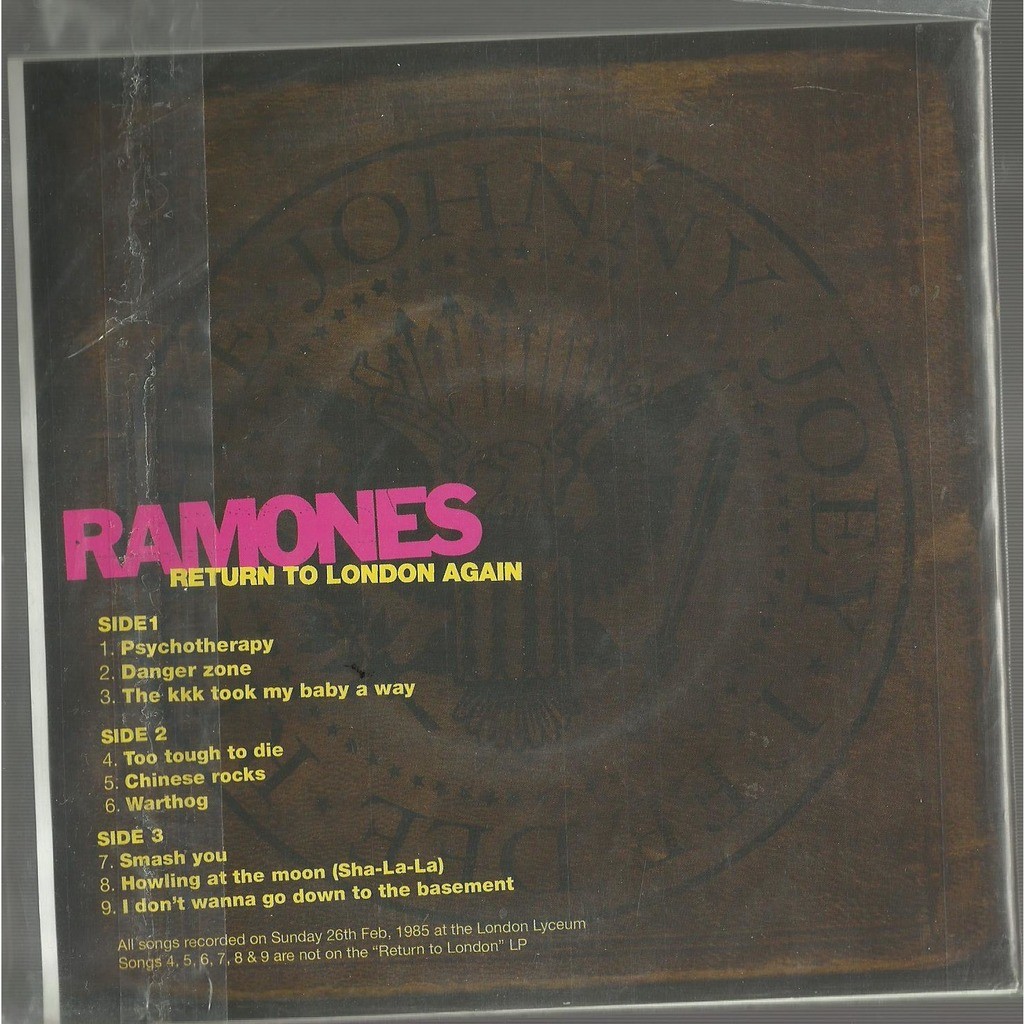 ramones  -  return to london again 