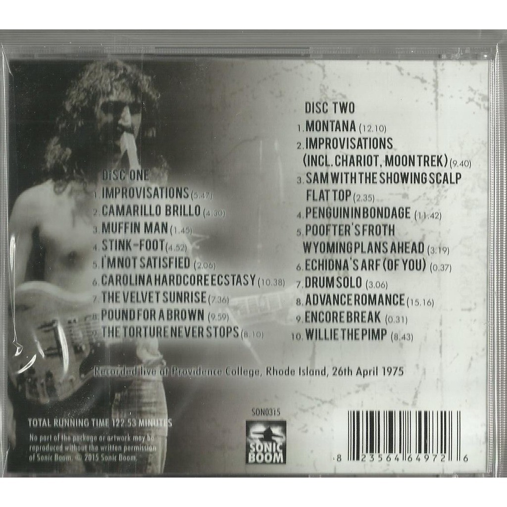  frank zappa & captain beefheart  -  the muffin man goes to college 