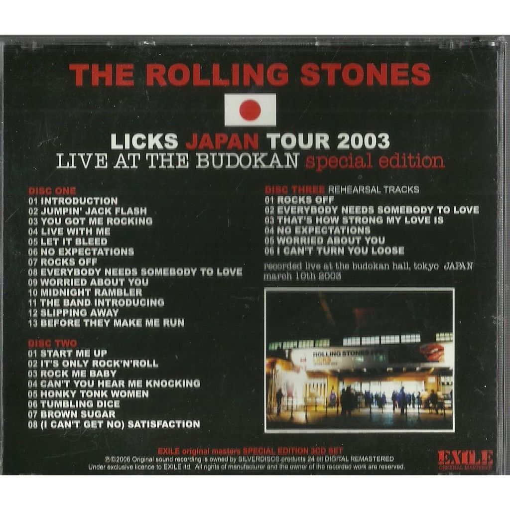  the rolling stones  -  live at the budokan 2003 