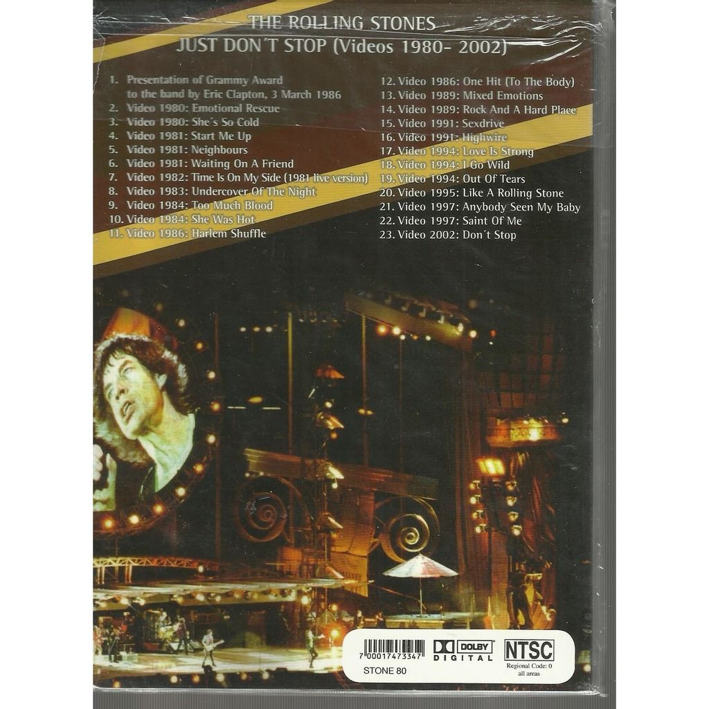  the rolling stones  -  just don't stop 