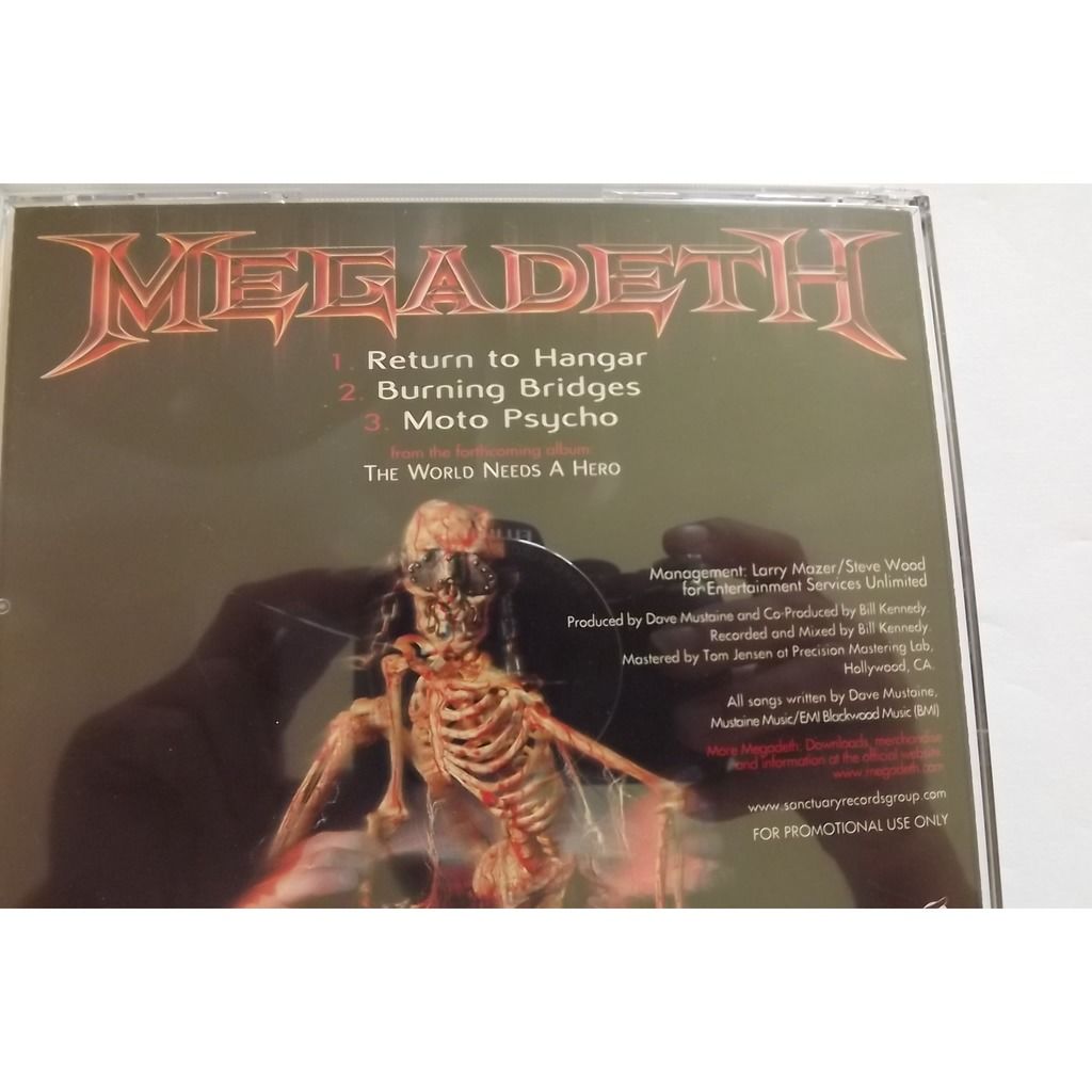 Megadeth The World Needs A Hero Sampler