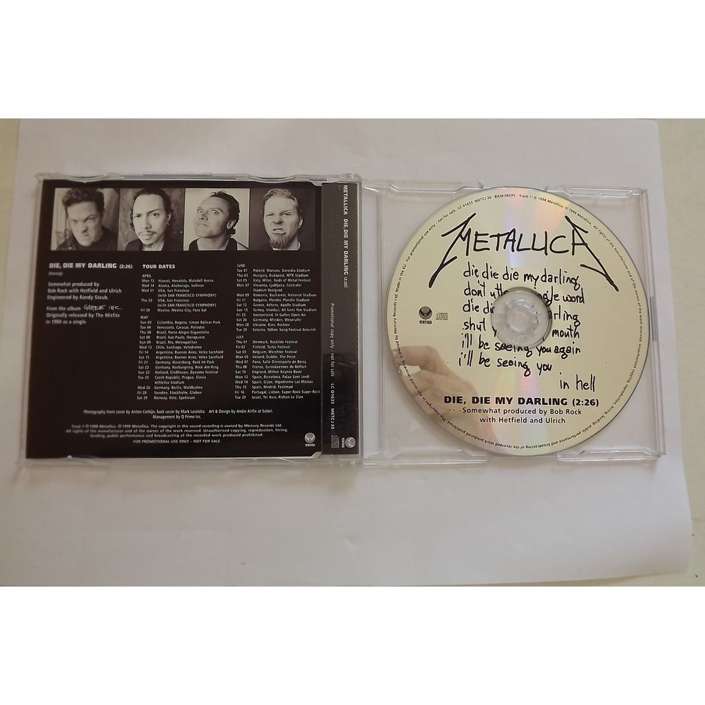 Die, die my darling by Metallica, CDS with vendors2 Ref119688396