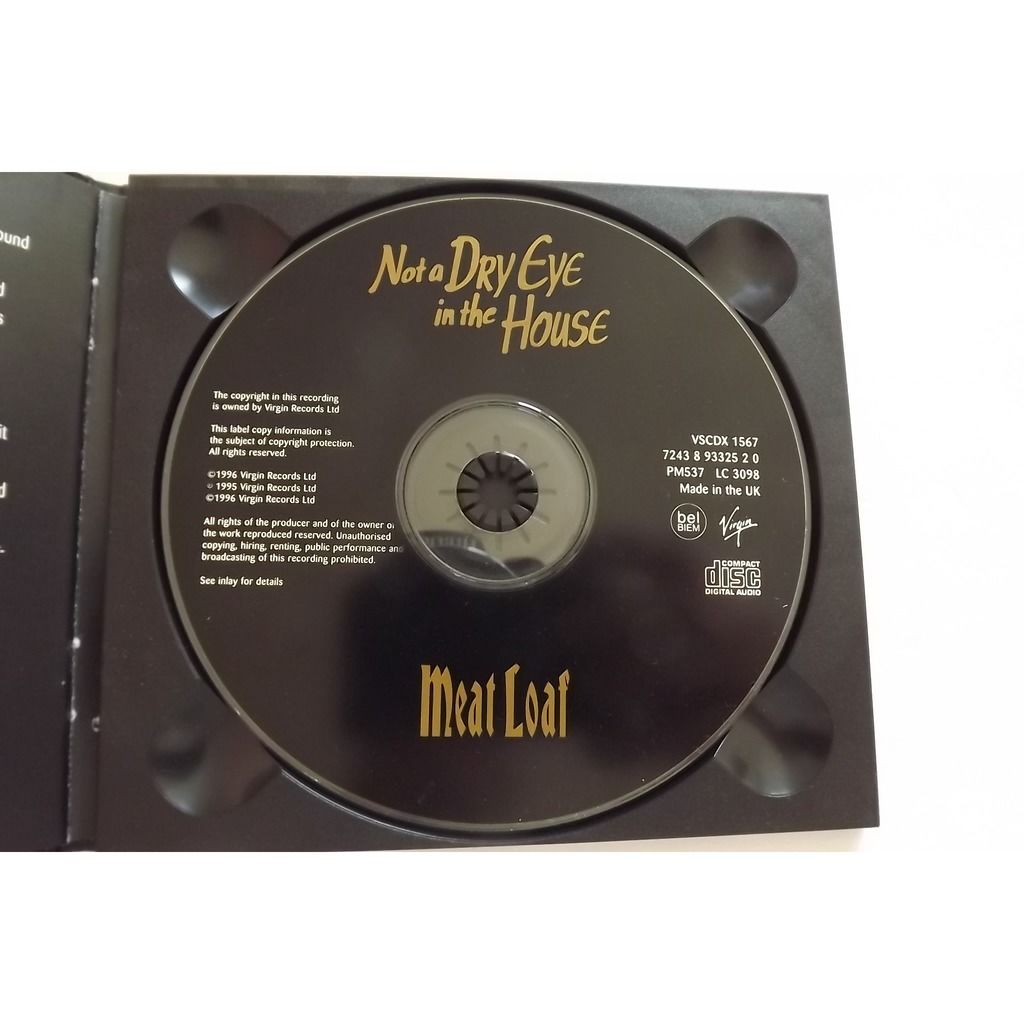 Not a dry eye in the house by Meat Loaf, CDS with vendors2 Ref119688402