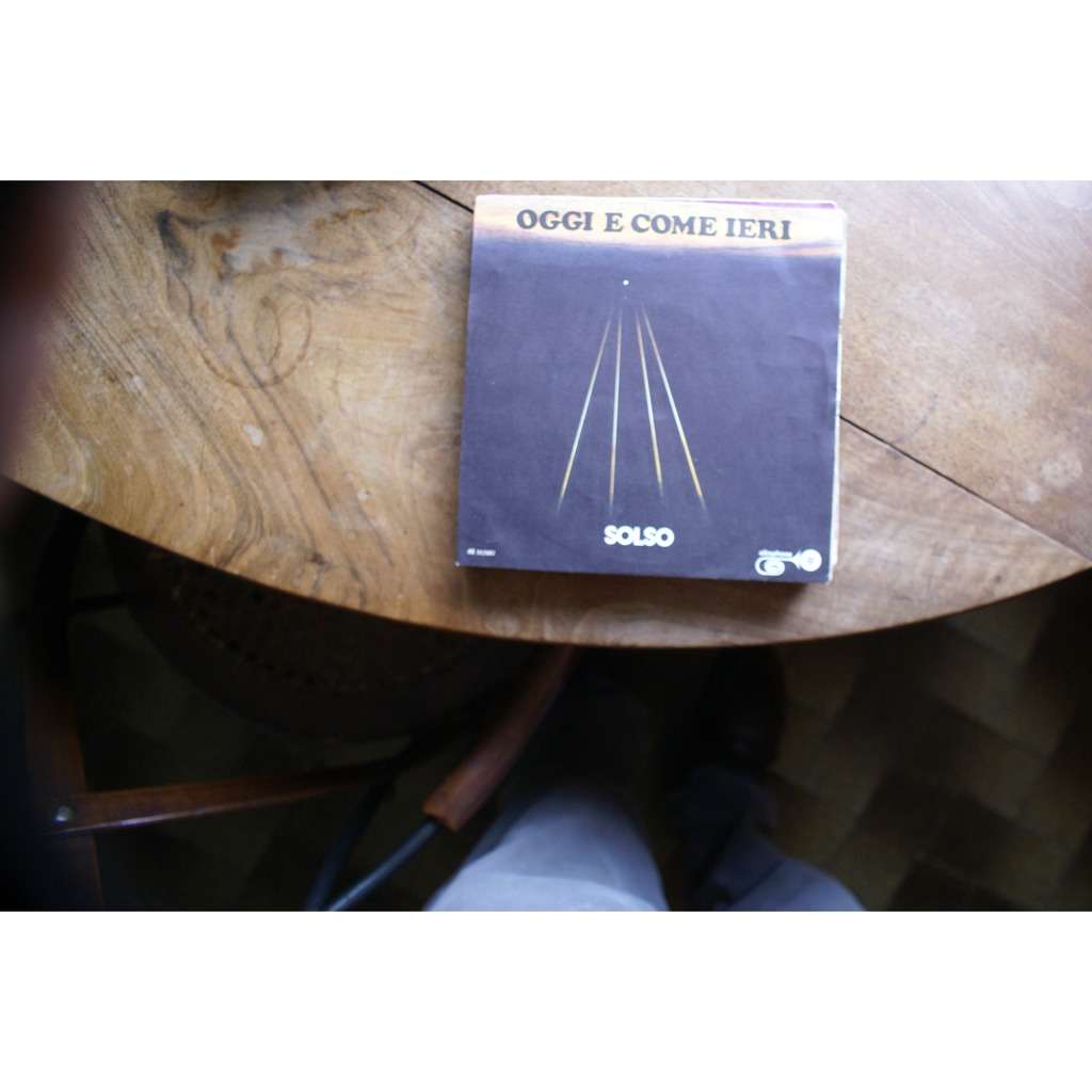 SOLSO OGGI E COME IERI / AMORE