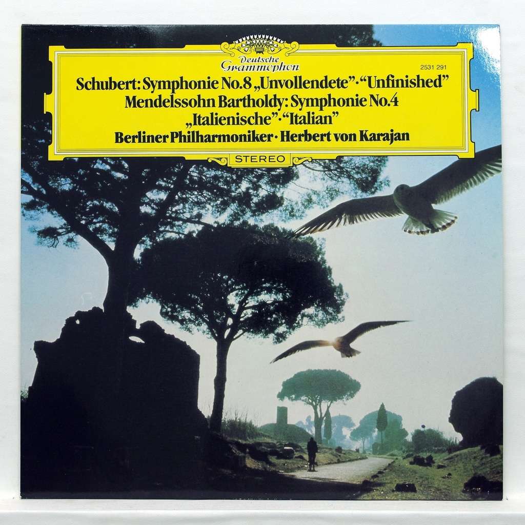 Schubert : Symphony No.8 'unfinished' / Mendelssohn : Symphony No.4 ...