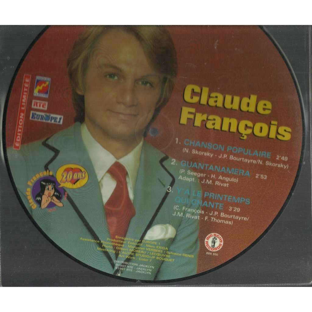  chanson populaire picturedisc 