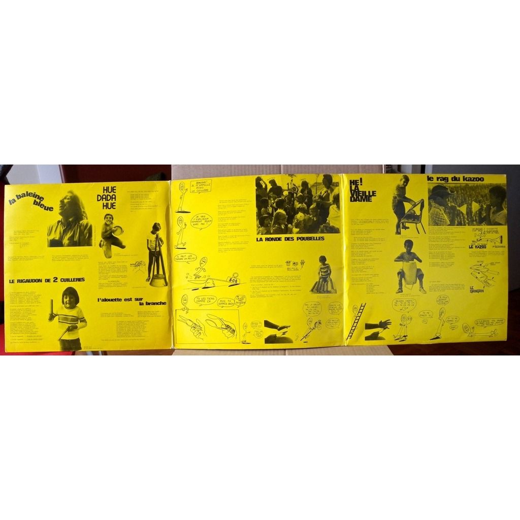 La baleine bleue by Steve Waring, Roger Mason, LP Gatefold with dumlo