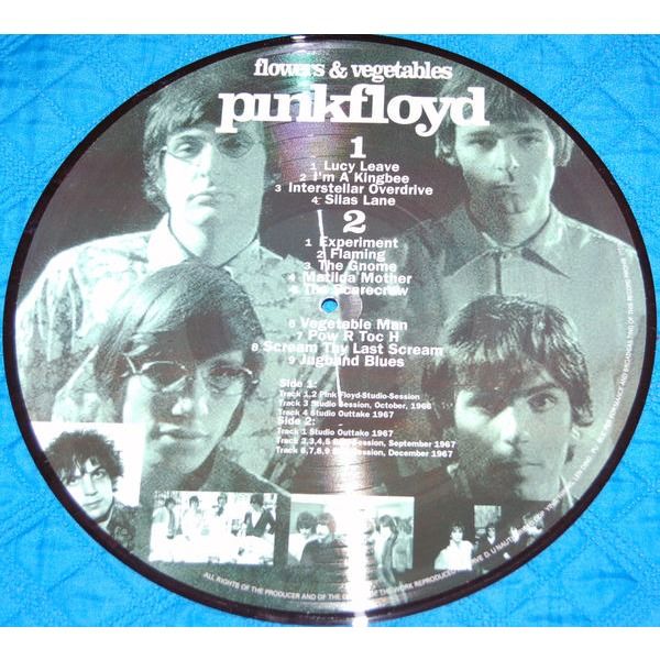 Flowers And Vegetables Vinyl Lp Picture Disc De Pink Floyd 33t Chez Cosmicgate24 Ref 119714966