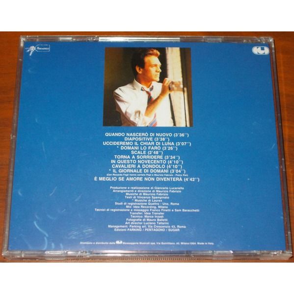 Torna a sorridere by Riccardo Fogli, CD with forvater - Ref:119723037
