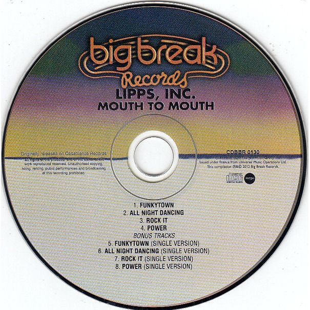 Mouth to mouth by Lipps Inc., CD with forvater Ref119727584