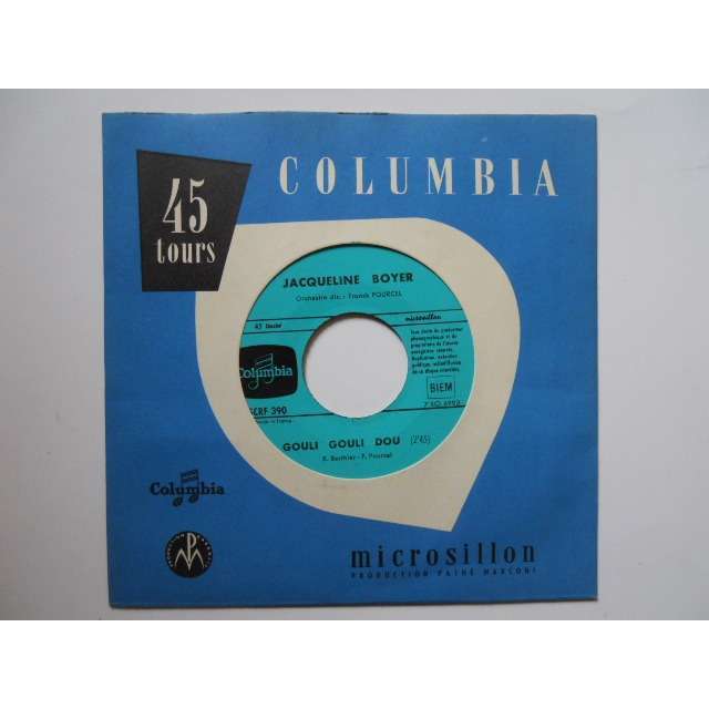 Gouli gouli dou / tom pillibi de Jacqueline Boyer, SP chez charlyx