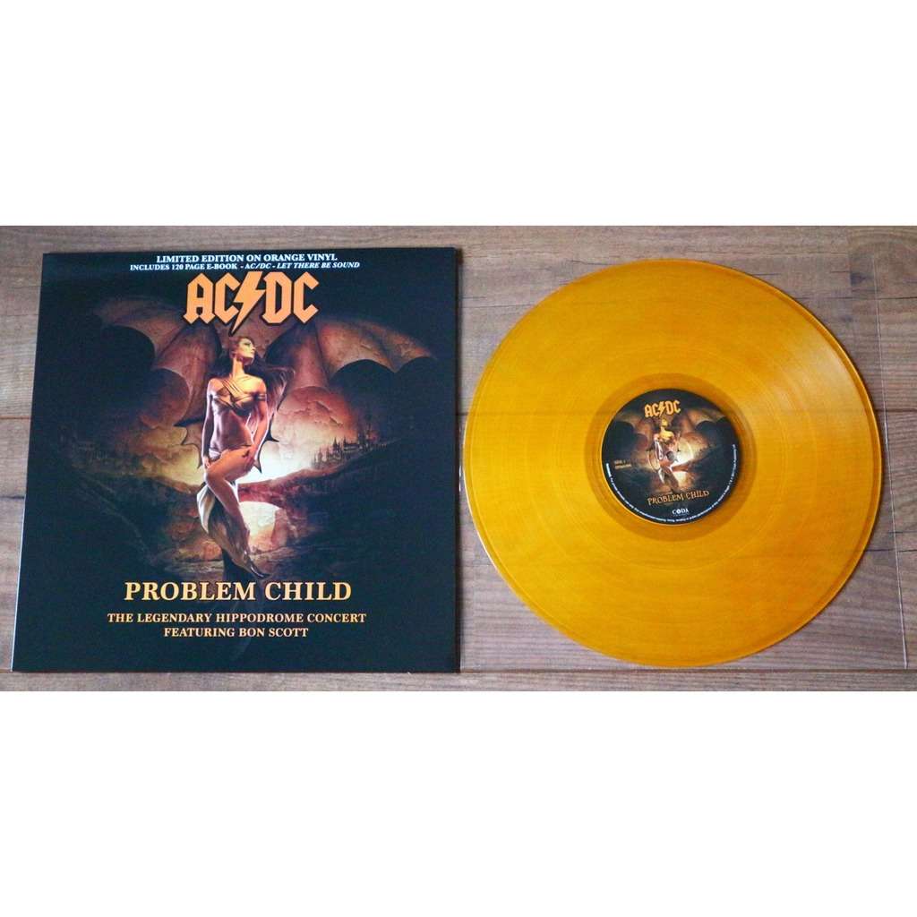 Problem child / ltd orange vinyl + 120 page e-book by Ac/Dc, LP with ...