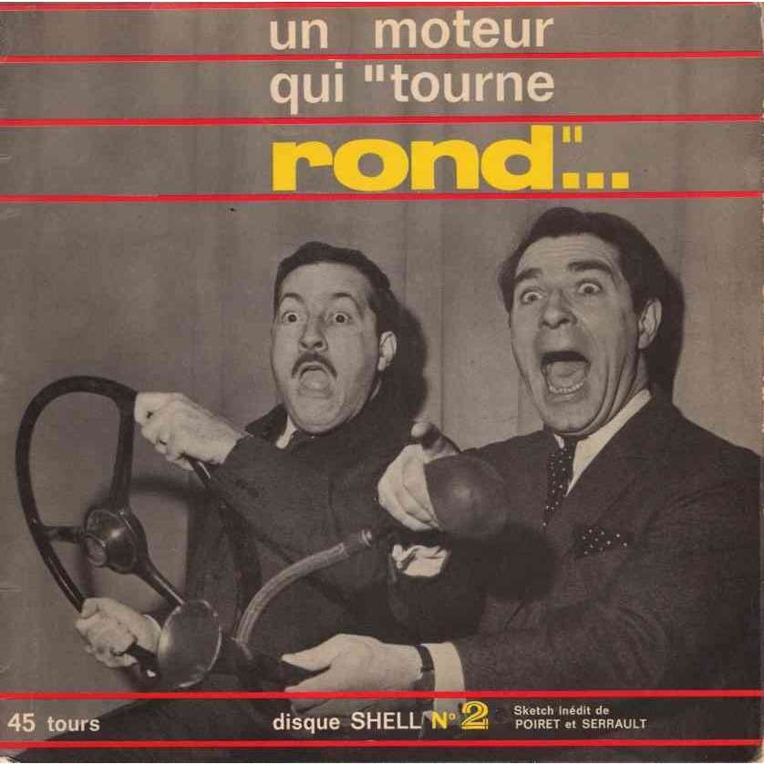 Un moteur qui tourne rond disque shell n°2 by Poiret Et Serrault, SP