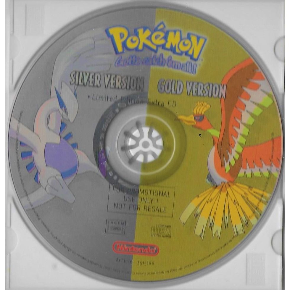 Pokémon Gold And Silver Versions Limited Edition Extra CD (2001