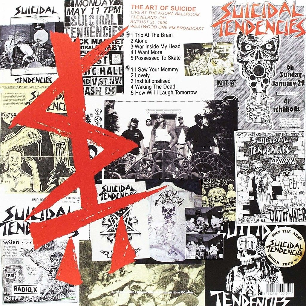  Suicidal Tendencies  -  the art of suicide - live at agora ballroom, cleveland, oh. august 31, 1990 