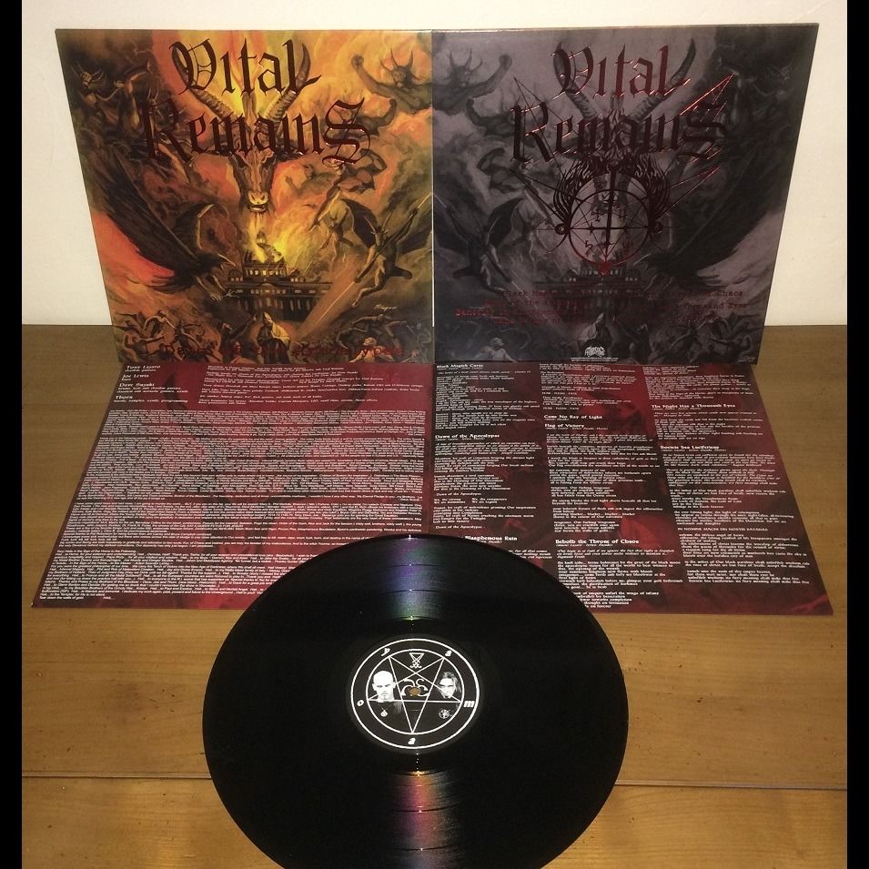 VITAL REMAINS dawn of the apocalypse. black vinyl, LP for sale on ...