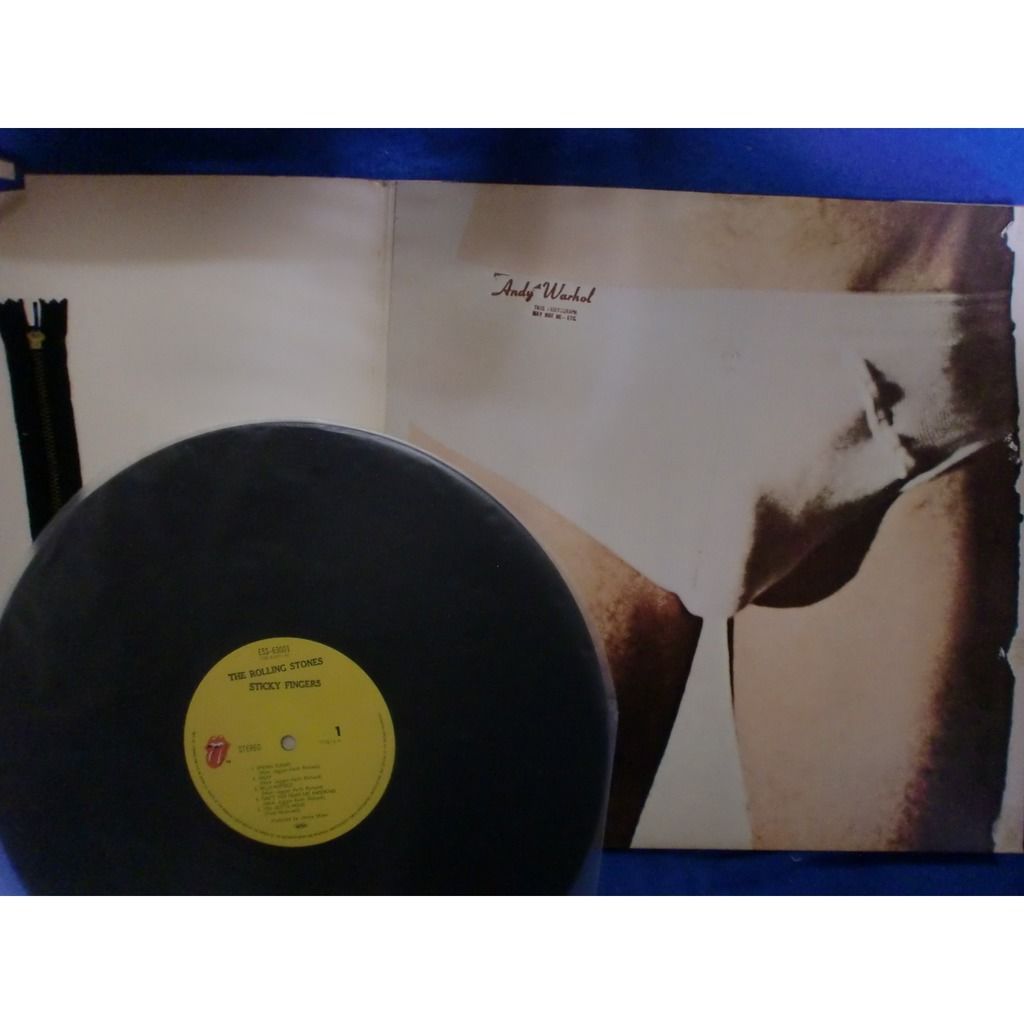 Sticky fingers (original zipper cover) de Rolling Stones, 33T Gatefold